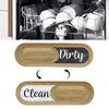 Dishwasher Magnet Surface Dirty Sign Easily Indicate To Dishwasher Status Magnet Easy Clean Clean Dishwasher Sign for Kitchen