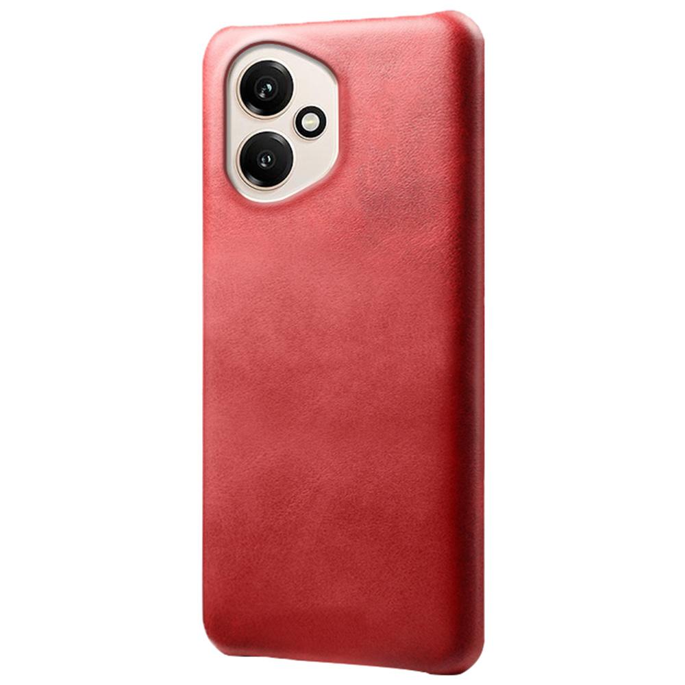 For Honor 400 5G (Global) Case Calf Texture PU Leather Hard PC Protective Phone Cover