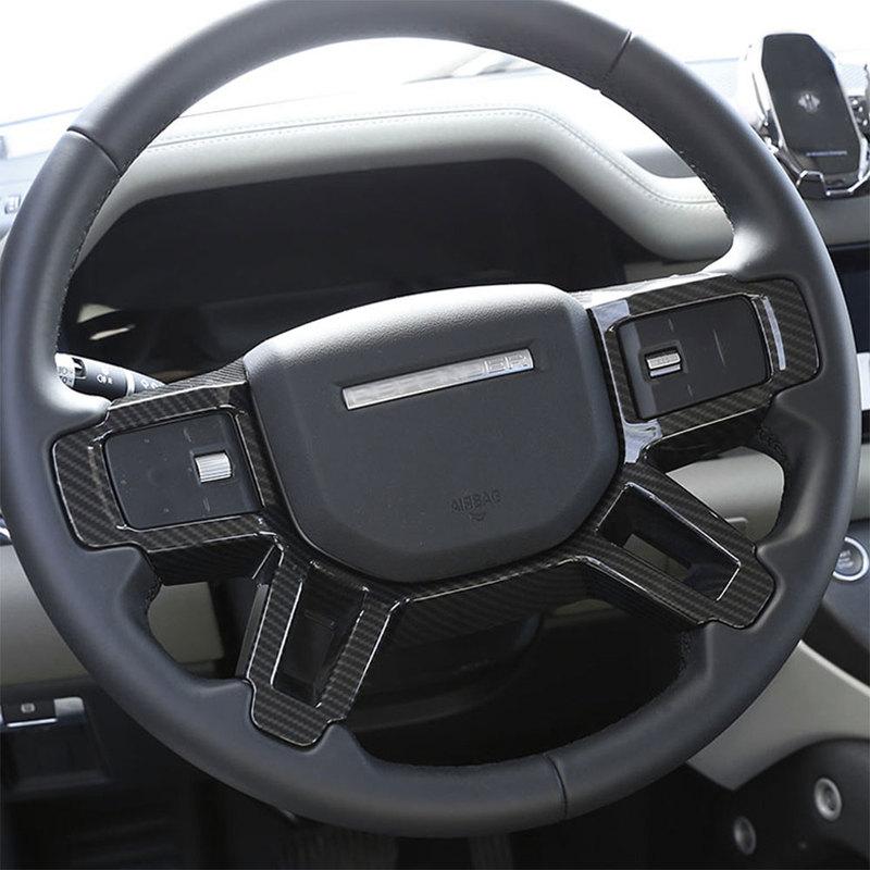 Для Land Rover Defender L663 2026 года Декоративная рамка рулевого колеса Декоративные наклейки Аксессуары для интерьера