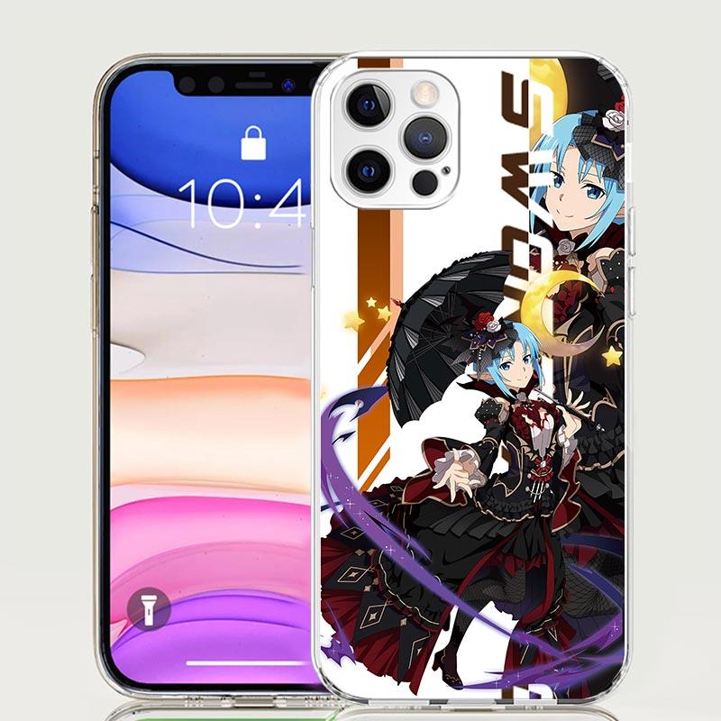 Anime Sword Art Online SAO Phone Case for Apple iPhone 17 Air 16 15 Plus 14 + 13 Mini 12 11 Pro Max 7 8 SE 16Max Soft Shell Cove