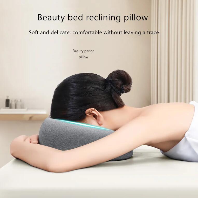 New Professional Beauty Salon Pillow Face Down Head Rest Cushion with Nose Hole Memory Foam Massage Table Ergonomics Support Spa