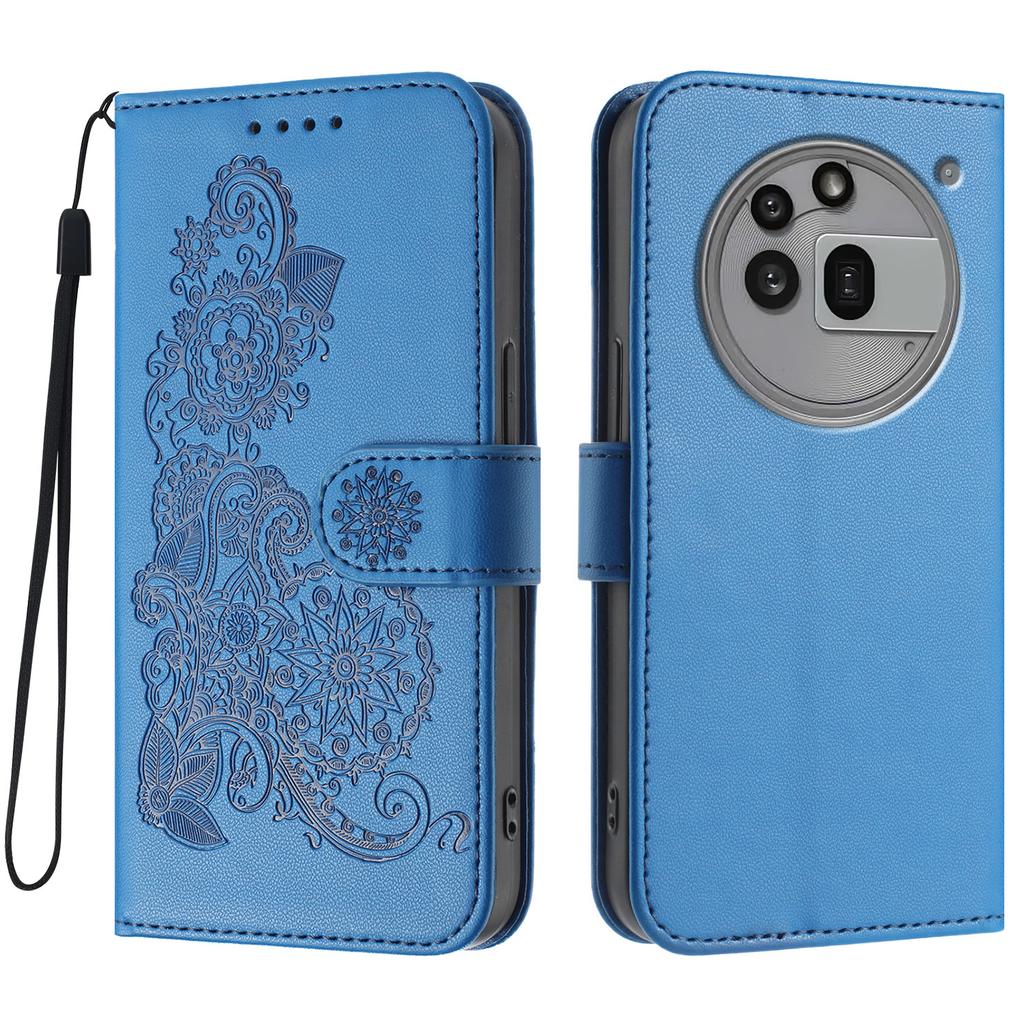 For Nothing Phone (3a) Pro Phone Cases Mandala Flower Leather Wallet Mobile Cover with Strap