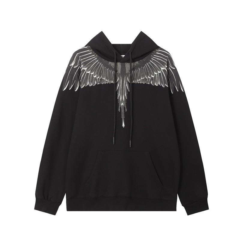 MB Color Feather Phantom Wings Свитер Marcelo Tide Brand Год Молнии Змеи Парная Толстовка