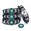 Gemstone Starry Sky Constellation Leather Bracelet with Watch Buckle