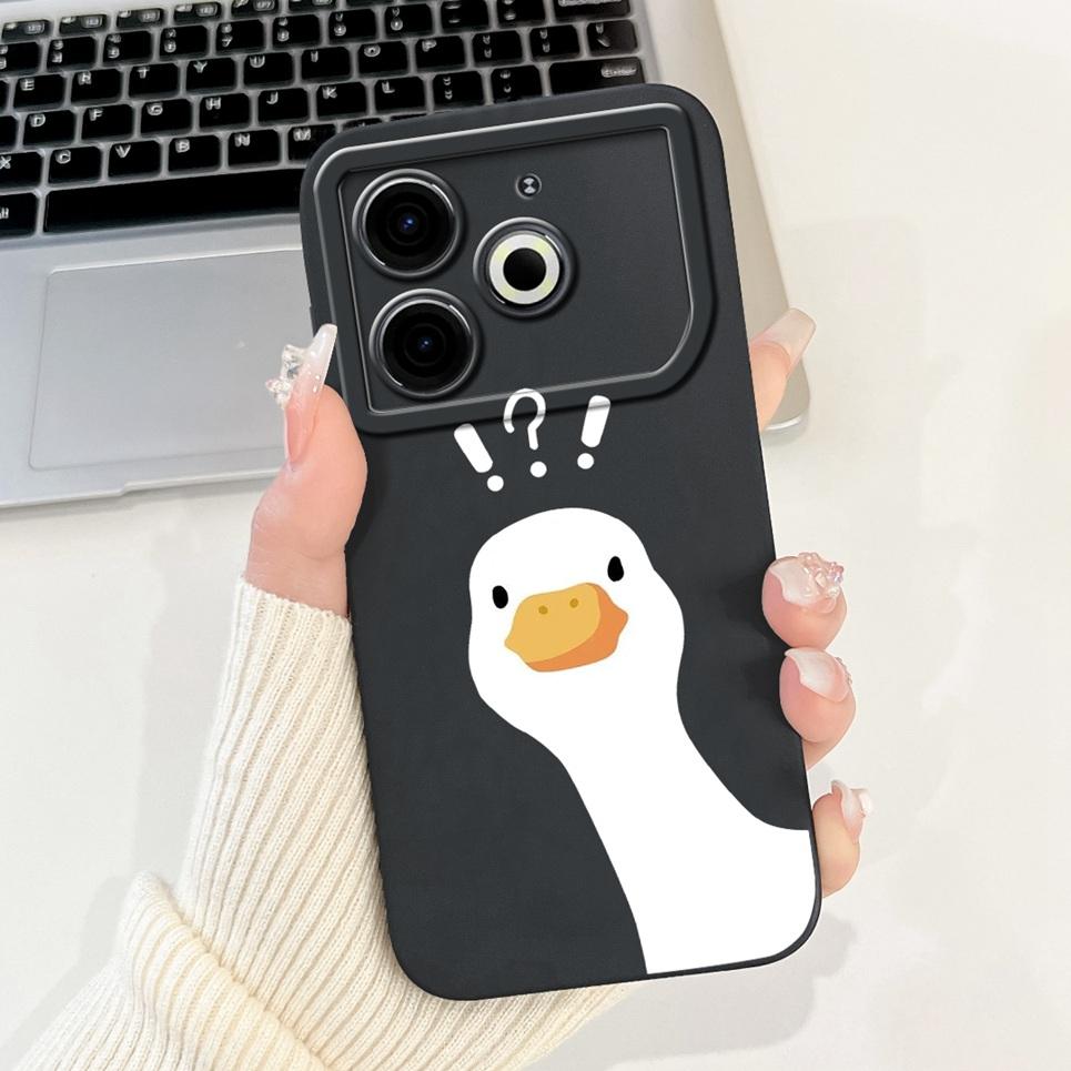 Cartoon Fashion Back Cover For Tecno Pova 6 Neo Pova6 Neo Phone Case Silicone Soft TPU Dragon Astronaut Black Cat Funda Bumper