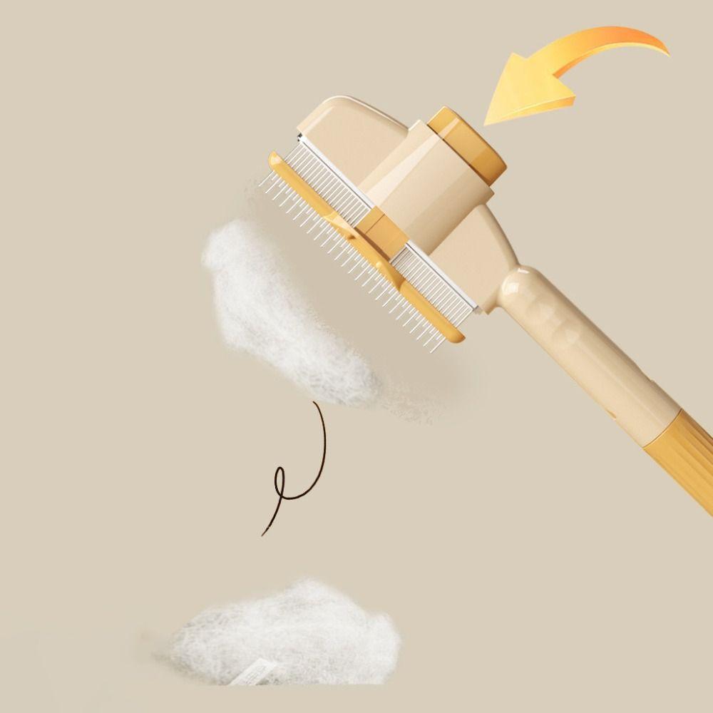 Самоочищающаяся расческа для шерсти домашних животных Плавающая расческа для шерсти для собак Товары для животных Расческа для кошек