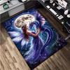 Fairy Dragon Moonlit Night Carpet Office Decorative Carpet For Living Room Bedroom Door Mat Floor Rug Computer Chair Area Rug