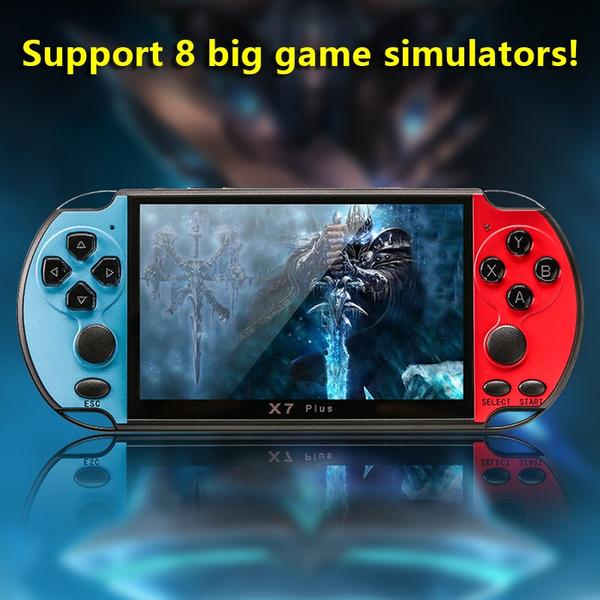 Игровой автомат X7 Plus HD: Более 3000 бесплатных классических игр, память 8 ГБ, возможность подключения к телевизору