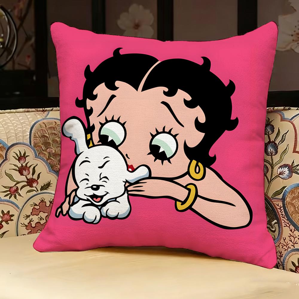 Beauty B-Betty B-Boop Pillow Case Pillowcase, Double-Sided Printed, Sofa Cushion, Bedroom Headboard Pillow