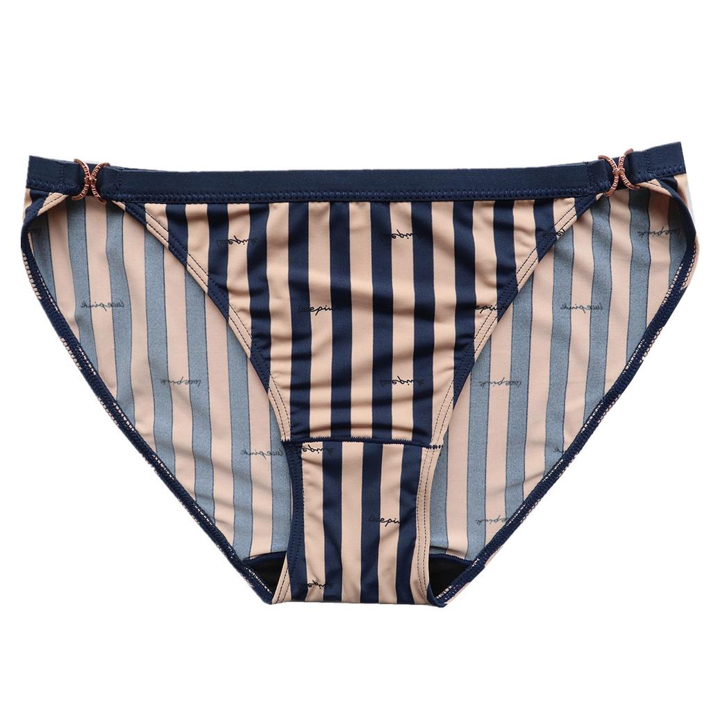 Women's Underwear Panties Printed Sexy Low-rise Panties Women's Ice Silk Breathable Briefs for Women