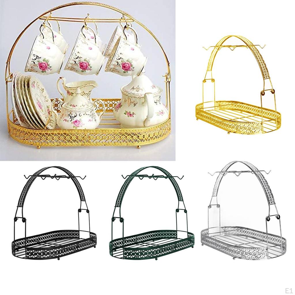 Кружка для кофе и Держатель для чашки Стенд Органайзер для посуды Железная сушилка Стеллаж для хранения Сушилка Крючок для