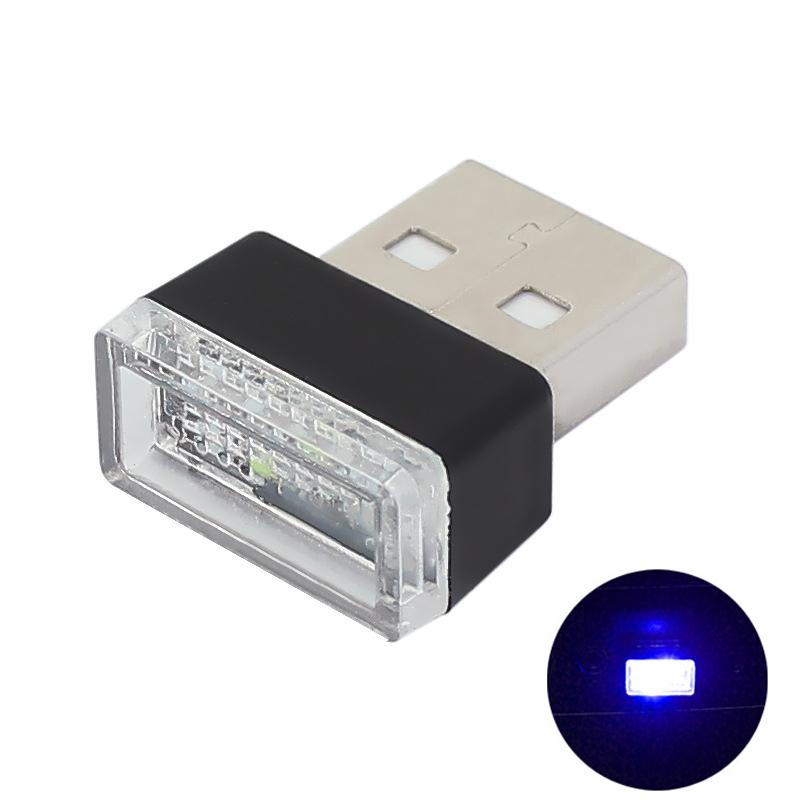 Car Mini USB LED Atmosphere Lights Decorative Lamp Auto Interior Light Portable Plug Ambient Emergency Lights Car Accessories