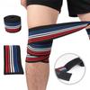 1Pcs Knee Wraps with Strap for Squats,Weightlifting, Leg Press and Cross Training-Flexible 180cm Knee Wraps for Squatting-Unisex