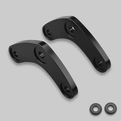 LEDISHUN Комплект занижения для мотоцикла Kawasaki Ninja 650, Z650 и Z650RS (Все модельные годы) - Улучшенный доступ к ногам, Задние рычаги занижения (черный)