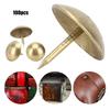 100Pcs Upholstery Nail Cyan Bronze Iron Wooden Box Decorative Furniture Hardware Accessories