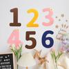 Мори Простой Фетр С Днем Рождения Вечеринка Цифровая Наклейка На Стену Украшение для Вечеринки в Первый Год Ребенка Реквизит для Фото