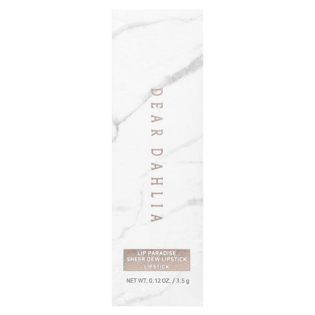 Dear dahlia Lip Paradise, Sheer Dew Lipstick, S307 Lucy, 3.5g (0.12oz)