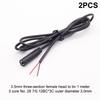 2PCS 2.5mm 3.5mm 1/8 inch Mono Stereo Jack Plug Male Female Connector 2Pin 3Pin 4Pin AUX Audio Adapter Handy for Car Stereo System