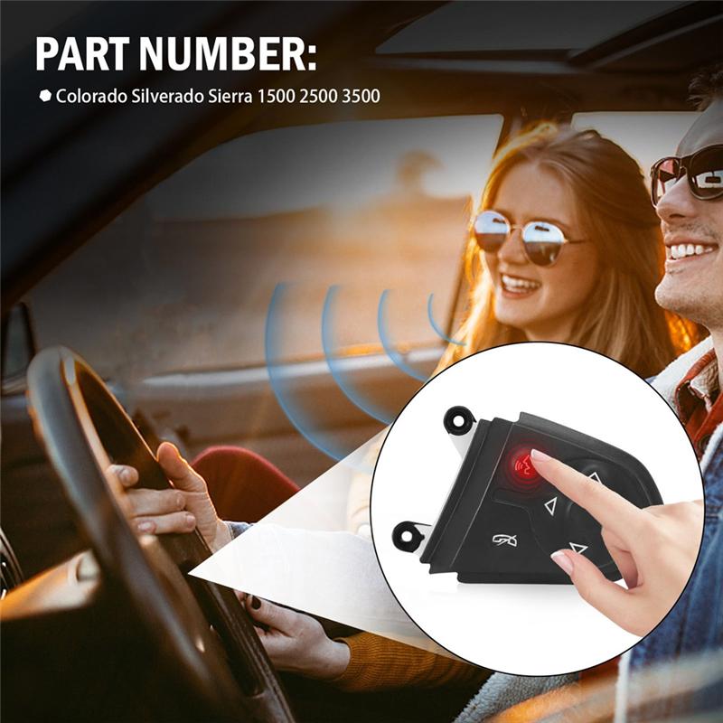 For GMC 23262276 Steering Wheel Audio Control Switch- Cruise Control For Colorado Silverado 1500