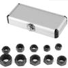 10Pcs/Set Bolt and Nut Extractor Complete Set of Remover Damages Rusty Socket Wrench Tool for Vehicle