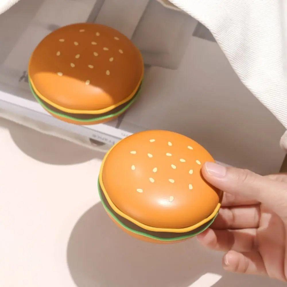 2/3/6 Grid Hamburger Pill Box Sealed Mini Hamburger Storage Case  Elderly
