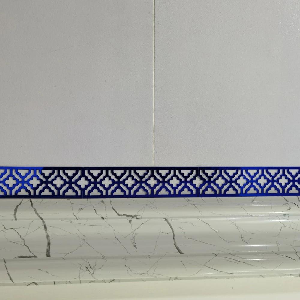 10Pc Furniture Decoration Acrylic with Adhesive Wall Decor Office Sticker Mirror for Living Room Bedroom Edge Strip Corner Line