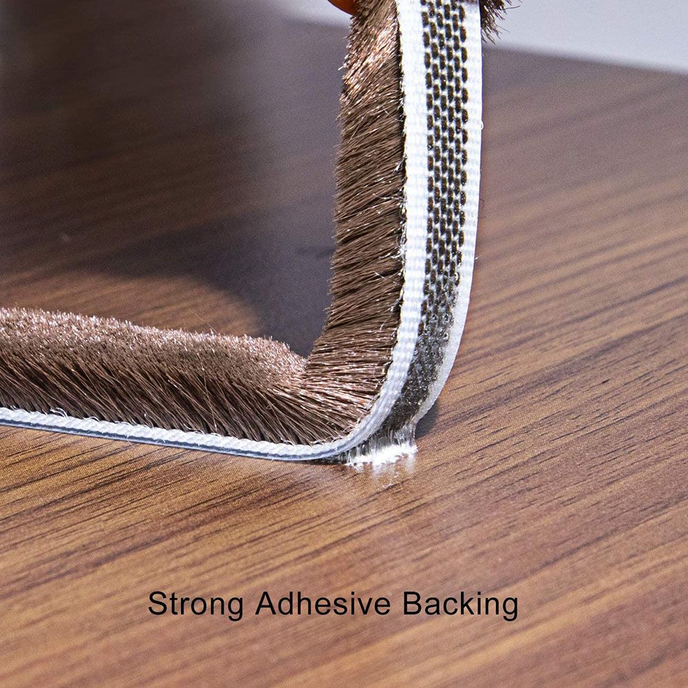 Gadgets Windproof Door Strip Self Adhesive Sealing Strip Pile Weatherstrip Door and window seal