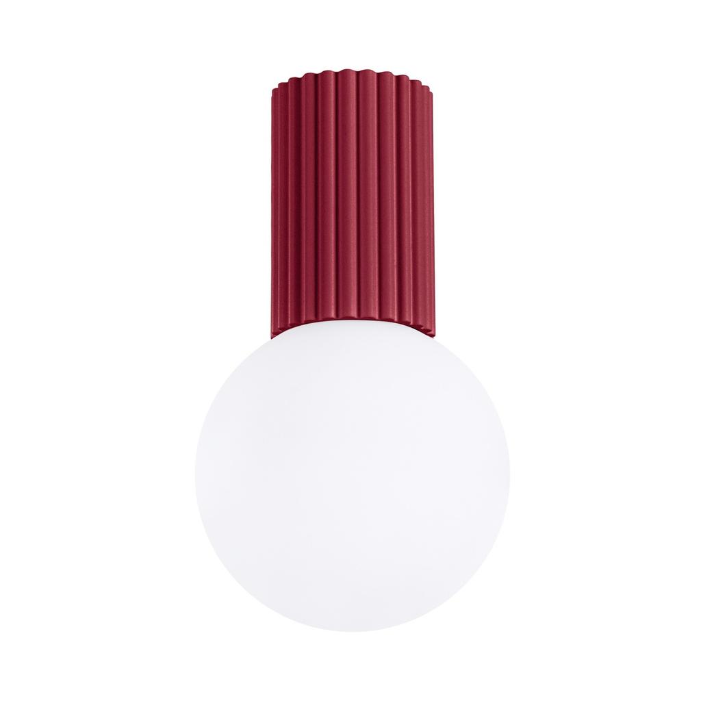Halo ceiling lamp burgundy IP44