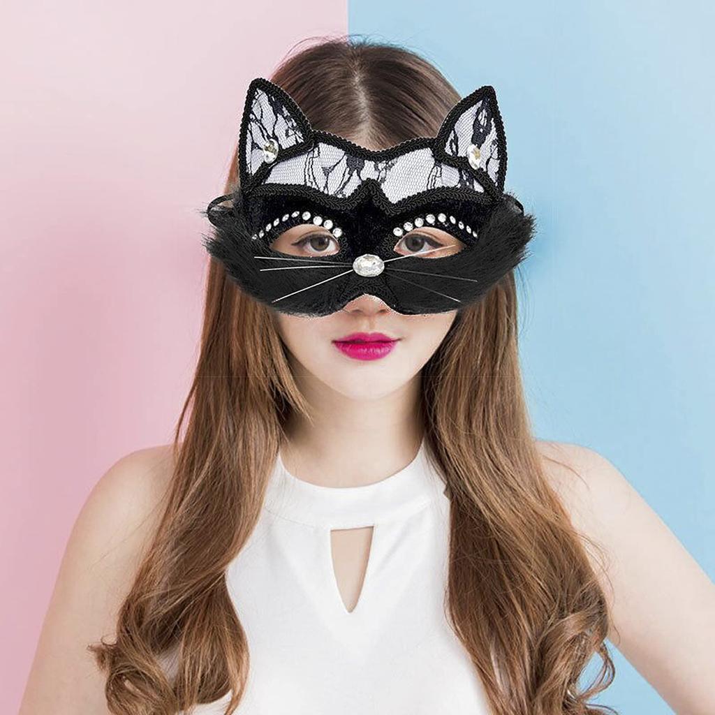Cat Eye Venetian Lace Eye Venetian Costume Black Mask, Mask, Mask, Black, Mask, Women, Ball, Mask, Wedding, Play, Mask, Men, Cosplay, Halloween,