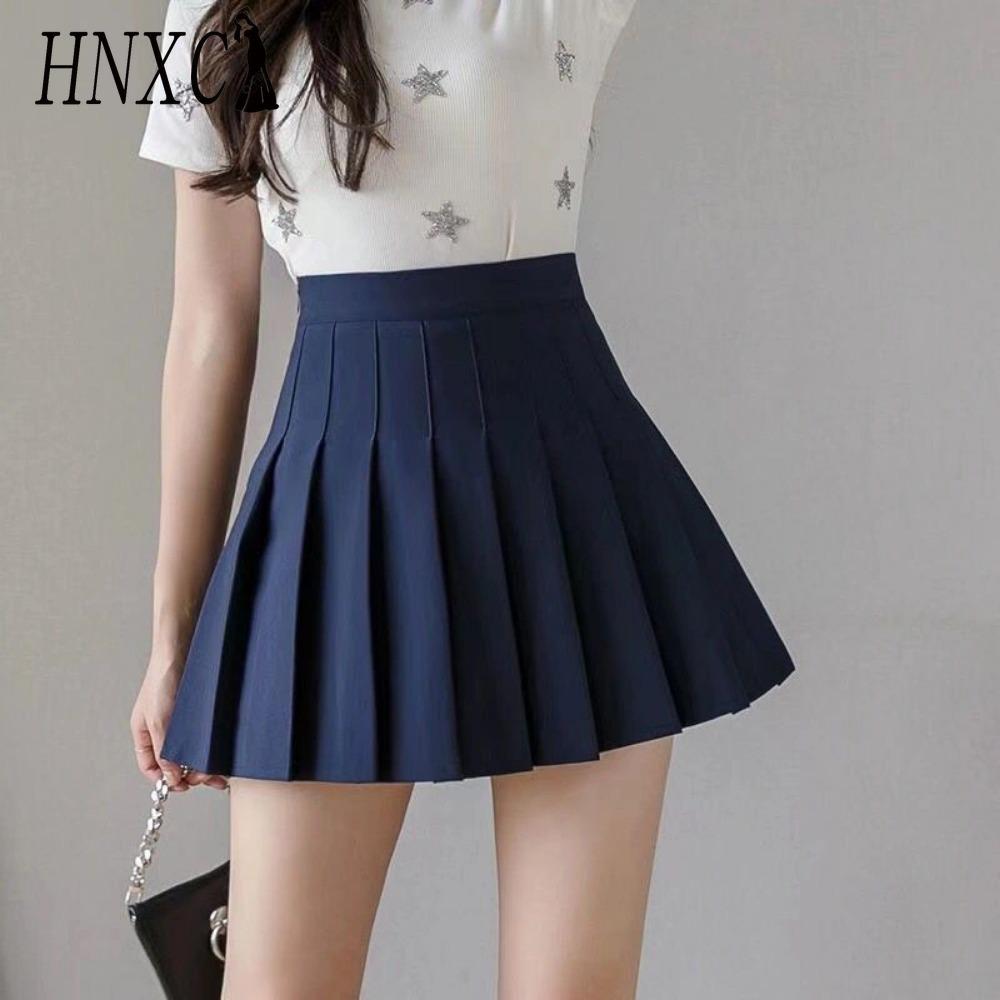 HNXC Женская Мода Повседневная Однотонная С Принтом Летняя Весенняя Юбка