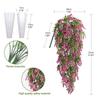Artificial Flower Vine Faux Plants Wisteria Decoration