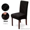 1/2/4/6PCS Elastic Chair Cover Luxury Jacquard Chair Seat Slipcover For Kitchen Wedding Banquet Washable Removable Protector