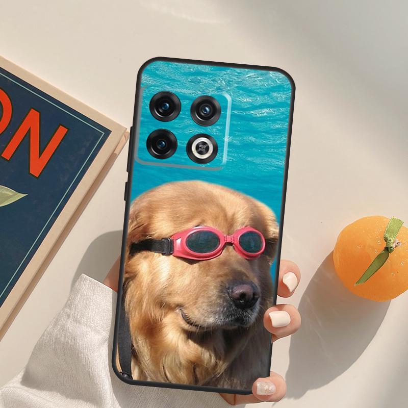 Golden Retriever Dog Case For OnePlus 11 10 9 8 Pro 8T 9R 10T 9RT Ace Nord 2 2T CE N10 N100 N20 N200 Back Cover