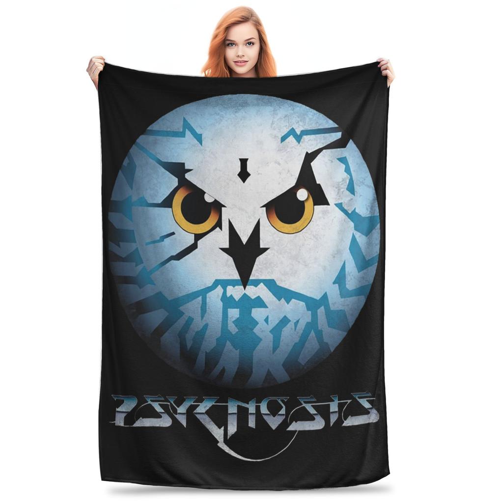 amiga psygnosis owl Blanket Soft Warm Flannel Throw Blanket Bedding for Bed Living room Picnic Travel Home Sofa