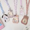 Cat-Shaped Transparent Card Holder with Lanyard for Students
