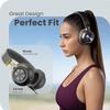 Hammer Bash 2.0 Over The Ear Wireless Bluetooth Headphones with Mic, Deep Bass, Foldable Headphones, Upto 8 Hours Playtime, Bluetooth 5.0 (Grey)
