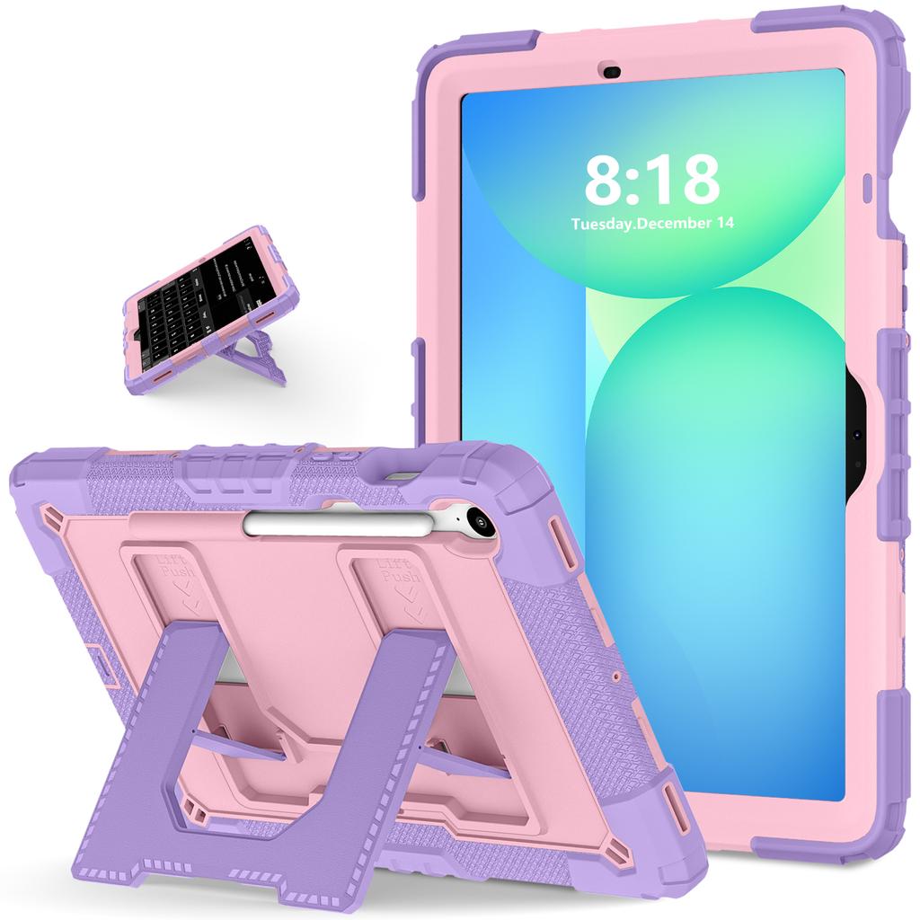 Чехол-подставка для Samsung Tab S10 Lite S9 FE Tab A11 A9 Plus A9+ A11+ Чехол для планшета Прочный Толстый Ударопрочный Жесткий Чехол