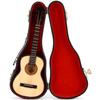 Miniature Wooden Classical Guitar Model with Stand Musical Instrument Ornaments Gifts