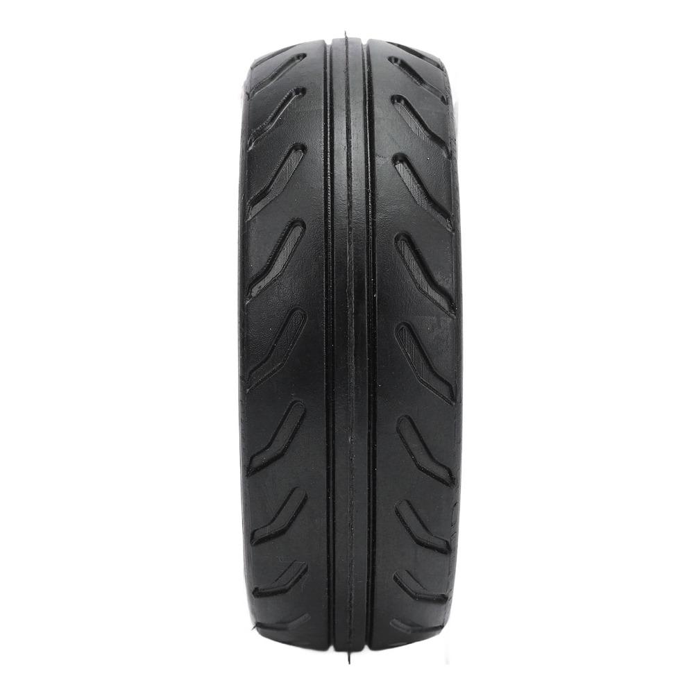 Резиновое Цельное Резиновое Колесо 5 Дюймов Колесо для Ручной Тележки Прочное Колесо для Тележки Триммер для Травы