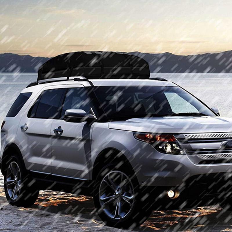 Багажник на крышу автомобиля, 15 кубических футов, складная сумка для багажа на крышу, водонепроницаемая мягкая сумка для багажа на крышу, 600D Oxford