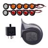 Turn Signal Kit with Horn Reverse Hazard Light her RelayFuse Wire Suitable for UTV ATV  SXS Waterproof