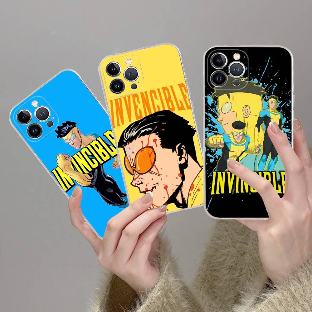 Мультяшный Популярный Аниме I-invincibleS Чехол для Телефона Для IPhone 17 16 15 14 11 12 13 Mini Pro XS Max Plus Funda Shell