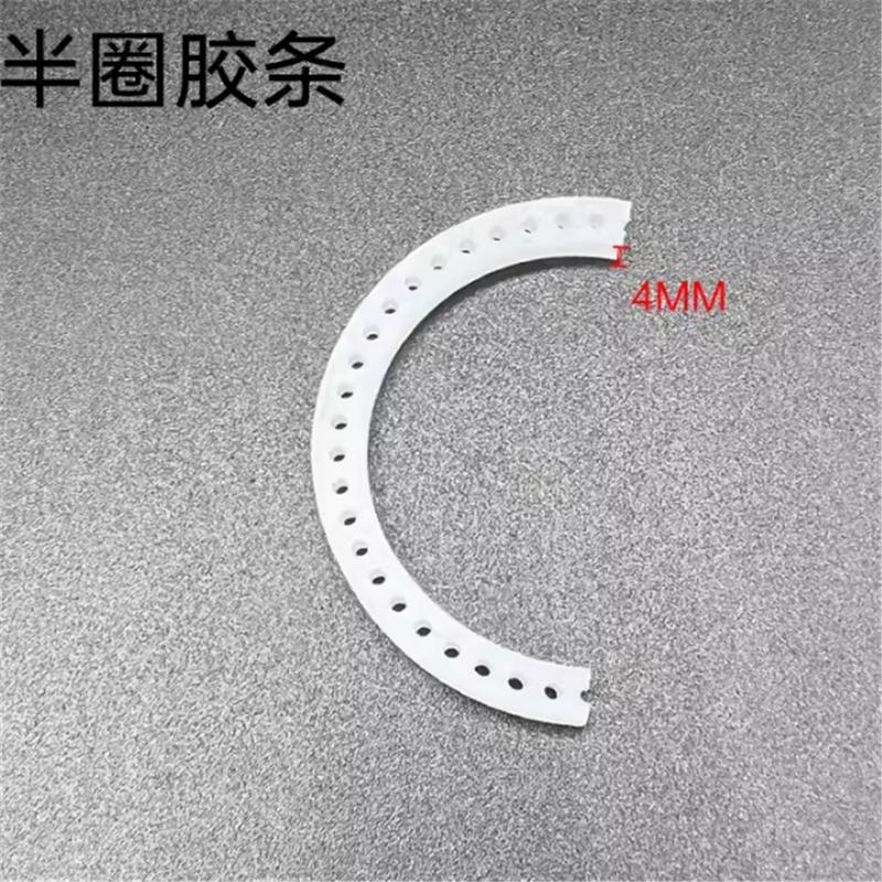 10pcs MY-380F Ink wheel coding machine accessories DK1100 copper particle fixing rubber ring, blocking rubber strip