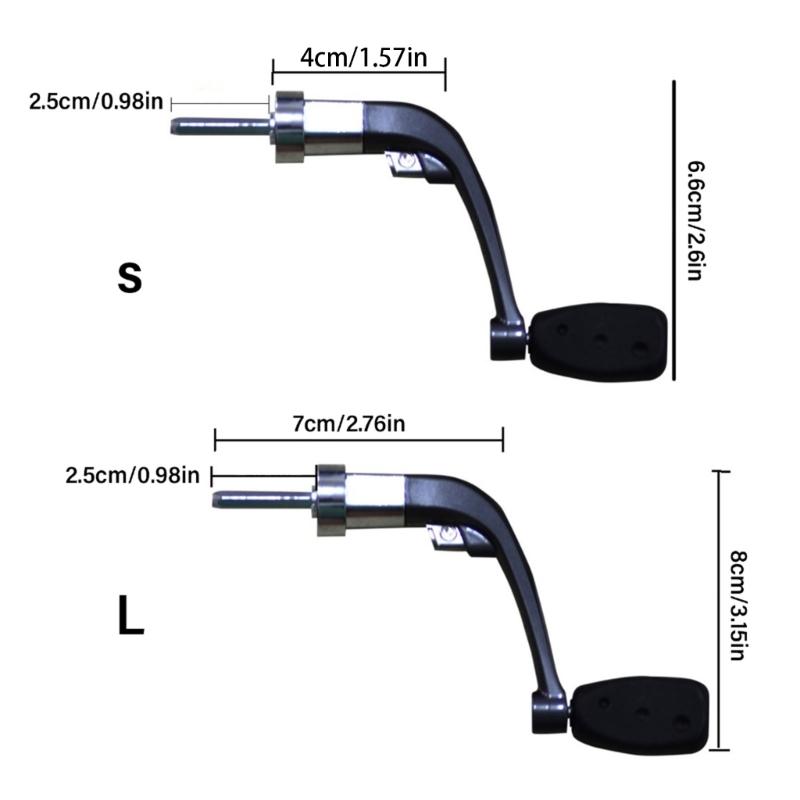 Силовая рукоятка для спиннинга, рукоятка катушки, кривошип, рокер, сменная рукоятка, ручка, кривошип рыболовной катушки, вращающаяся ручка