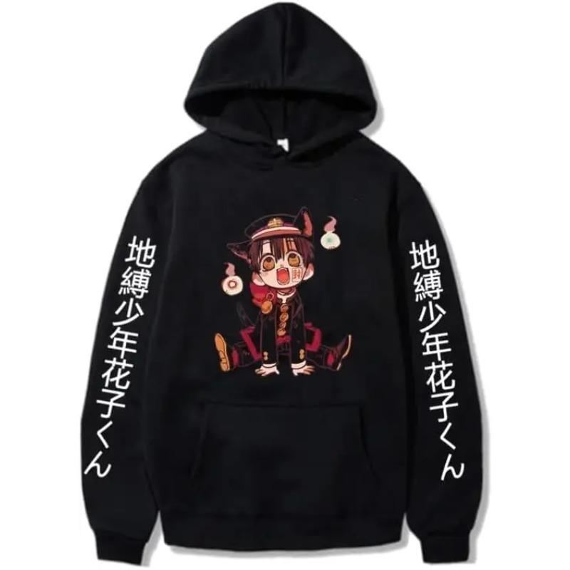 Anime Toilet Bound Hanako Kun Hoodies Unisex Harajuku Cartoon Long Sleeve Streetwear Casual Sweatshirts Pocket Tops