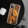 Шаловливый Милый Медведь Смешной Талисман Чехол для Телефона для iPhone 11 12 13 Mini 14 15 Plus 16 Pro Max 17 Air 7 8 + SE Арт Индивидуальный Fu