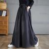 2024 Plus Size Women Wide Leg Pants Vintage Jeans Denim Harem Basic Elastic High Waist Trousers Oversize Fashion New Pants