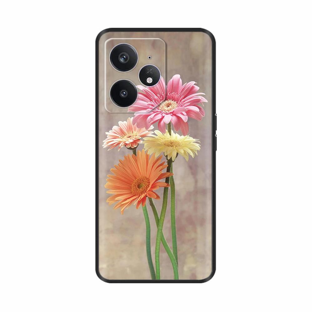 Для Realme Neo 7 Чехол Цветок Птица Мягкий Силикон ТПУ Чехол для Телефона Funda Для Realme Neo7 Чехол Realmi Neo 7 Coque Сумки для Телефона Чехлы