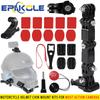 For GoPro Hero Motorcycle Helmet Extension Arm Osmo Action Sports Camera Helmet Chin Mount Accessories Set For Go Pro Insta360