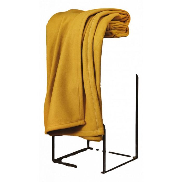 Fleece Blanket "Teddy Non-fire - Standard NF EN ISO 12952" All Sizes Golden Fleece - Teddy Honey - 240 X 300 Cm